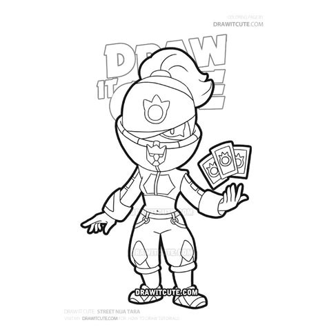 Gale, crow, spike, leon, sandy, mortis, tara, gene, max, mr.p, sprout, piper and others are waiting brawl stars characters are the most diverse and have their own unique abilities. Coloring and Drawing: Brawl Stars Coloring Pages Street ...