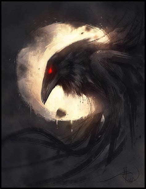 Nevermore Art By Ehsan Safavie Dark Fantasy Art Raven Art Dark Drawings