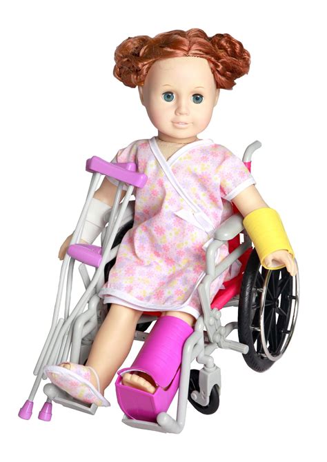 Buy Click N Play Doll Wheelchair And Crutches Medical Play Set 5