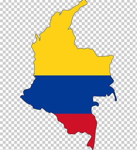 Flag Of Colombia World Map Png Clipart Area Artwork Blank Map