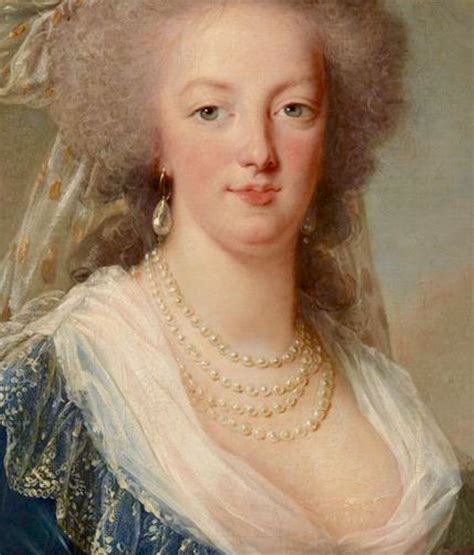 Maria Antonieta Vigge Le Brun Pearl Necklace Chain Necklace Pearls