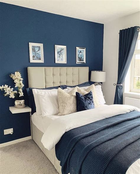 Navy Bedroom Blue Bedroom Decor Blue Bedroom Walls Redecorate Bedroom