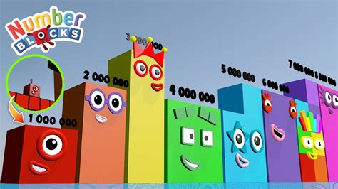 Looking For Numberblocks Comparison 1 To 15000000 Huge Numberblocks