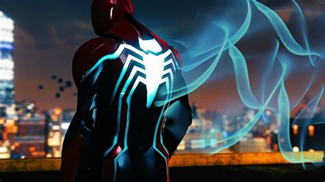 Spider Man Velocity Suit Showcase Ps4 Spider Man Free Roam Gameplay