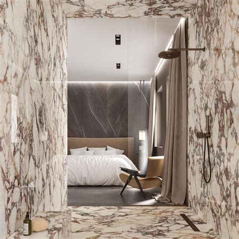 Cream Marble Effect Porcelain Tiles X Mm Polished