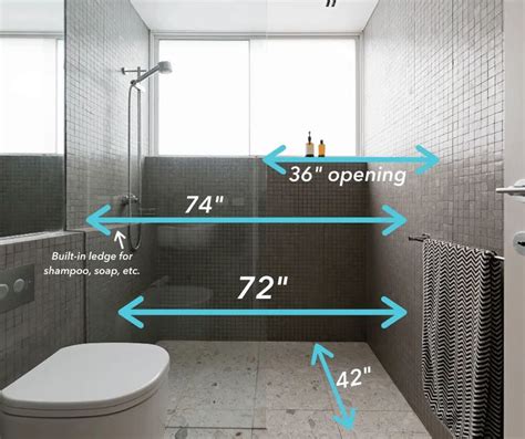 Standard Walk In Shower Dimensions With Photos Upgraded Home