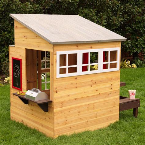 Maybe you would like to learn more about one of these? KidKraft 182 Modernes Outdoor Garten-Spielhaus aus Holz im ...