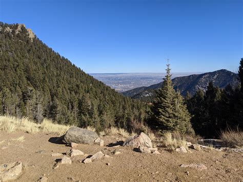 Overlook on Old Stage Road above Colorado Springs today. 1/6/2020