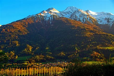 Alps In Perfect Sunshine Tyrol Austria View Of The Inntal Valley