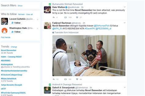 Bintang emon berhasil menyalip perbincangan isu utama terkait novel baswedan. NOVEL BASWEDAN DISIRAM AIR KERAS Jadi Trending Topic ...