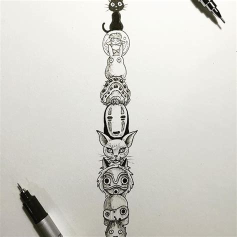 We did not find results for: Calling it a night. 🌙 #studioghibli | Studio ghibli tattoo, Body art tattoos, Ghibli tattoo