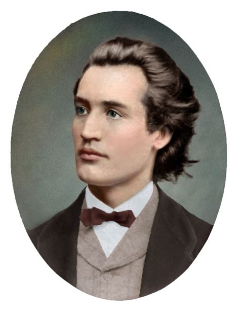 Mihai Eminescu Colorized History Photographs Of People Writers And