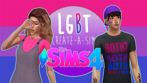 Pride Month Bisexual Couple Lgbt Sims 4 Cas Wip Wednesday Youtube