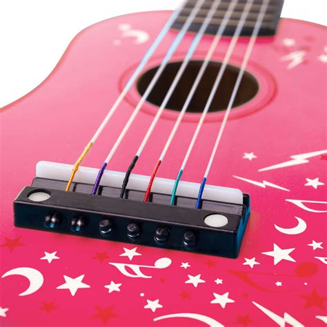 Tidlo Pink Flowers Guitar Wilko