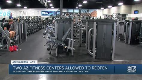 Two Arizona Fitness Centers Allowed To Reopen Youtube