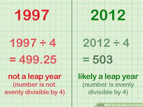 How To Calculate Leap Years Teachpedia