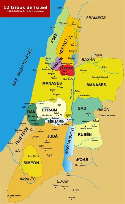 Mapa De Las Tribus De Israel Images And Photos Finder