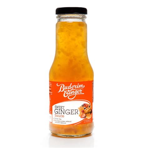 Buderim Ginger Sweet Ginger Sauce Toms Confectionery Warehouse