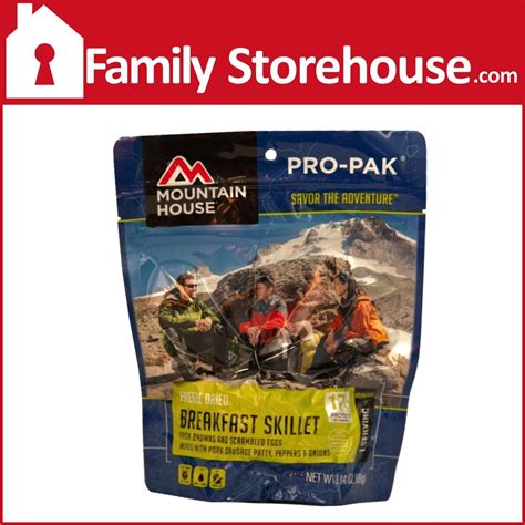 Pro Pak Mountain House Breakfast Skillet Beef Stroganoff Freeze