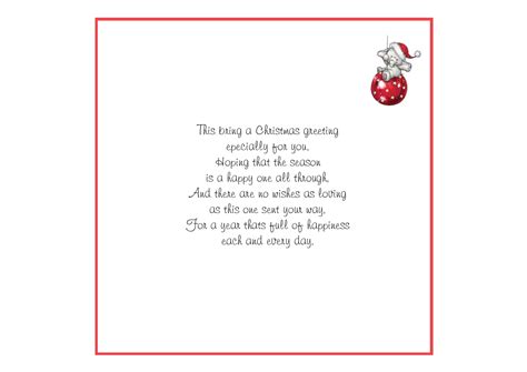 Christmas 8x8 Right Christmas Card Sayings Verses For Cards
