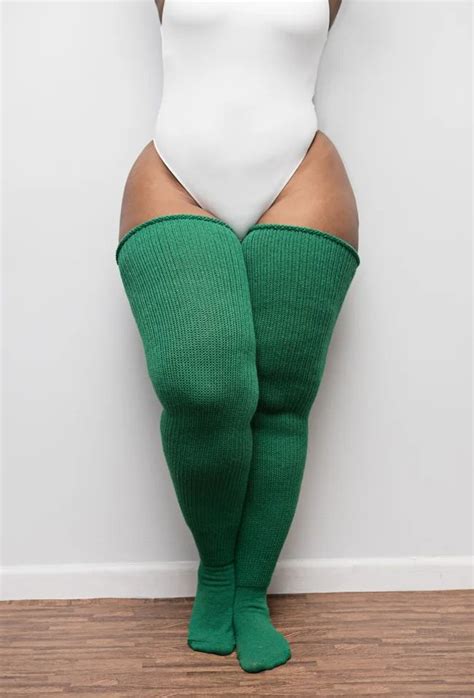 emerald green thigh high socks [pre order] thundathighs thigh high socks thigh high leg