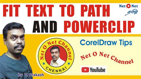 Fit Text To Path And Powerclip Coreldraw Tutorial தமிழ் Youtube