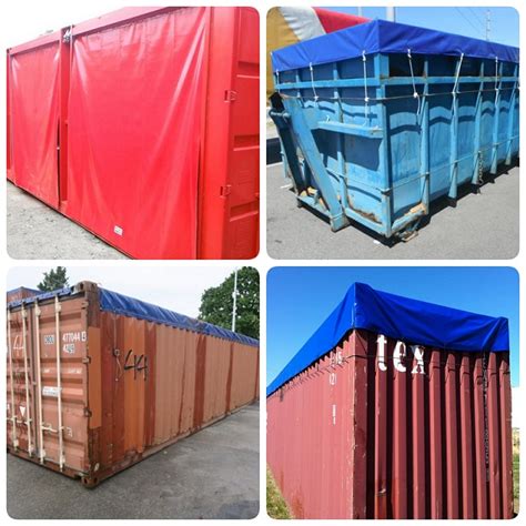 Supply Waterproof 20ft And 40ft Shipping Container Tarp Cover Wholesale