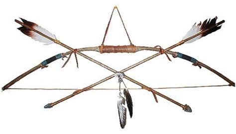 Indian Bow And Arrow Beaded Bow Wcrossed Arrows By Gene George