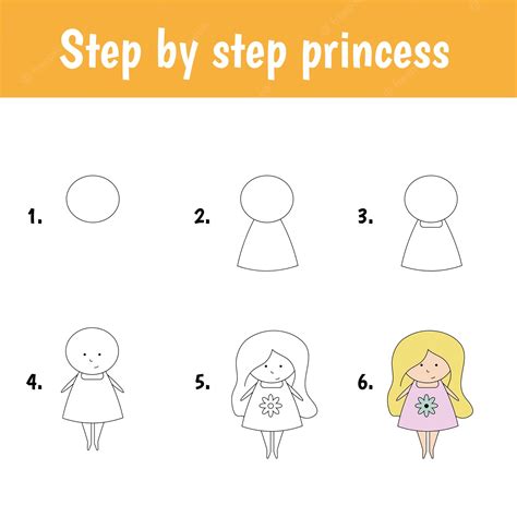 How To Draw A Princess Step By Step Easy