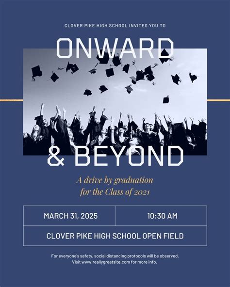 Free Printable Customizable Graduation Poster Templates Canva