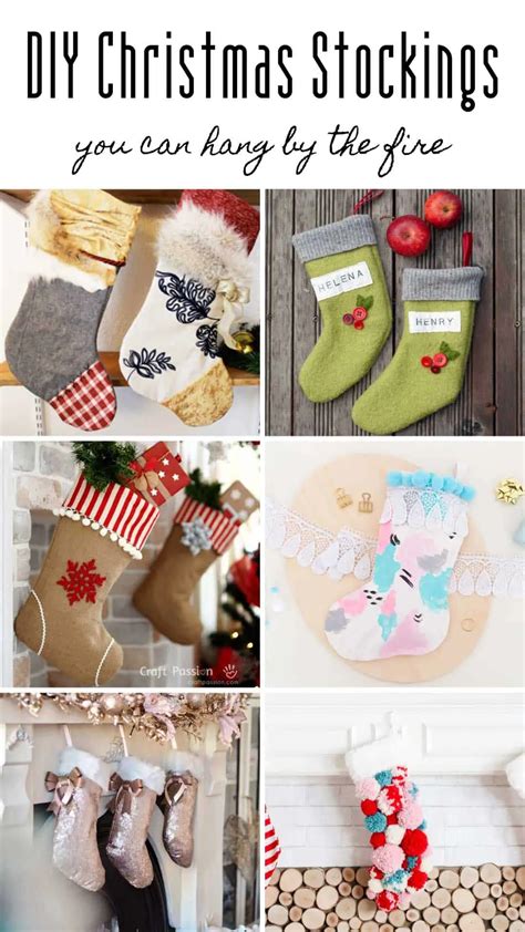 20 Diy Christmas Stockings You Can Hang By The Fire