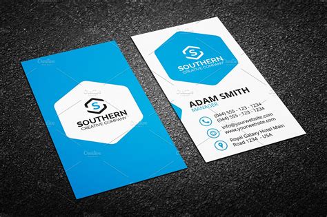 The card is fully layered, easy to edit, and simple to customize. Clean Business Card Template | Creative Photoshop ...