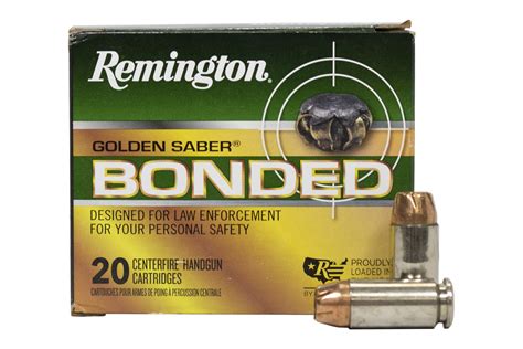 Shop Remington 40 Sandw 180 Gr Bjhp Bonded Golden Saber 20box For Sale