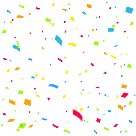 Celebração De Feliz Aniversário Com Confete Caindo Png Celebração Com