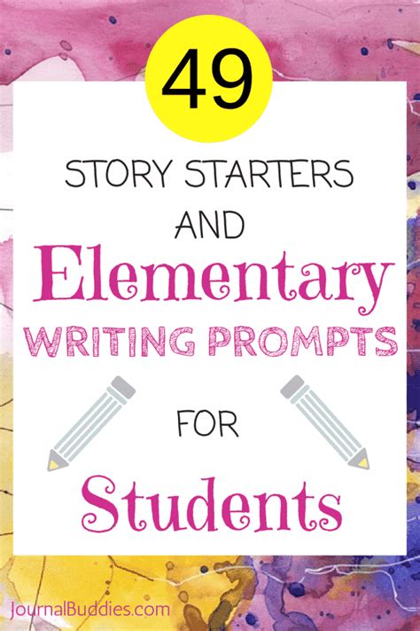 49 Story Starters & Writing Ideas for Elementary Kids ⋆ Journal Buddies