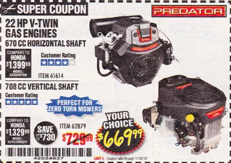 I'm not sure how long they have been adding the exclusion for predator gas products? Harbor Freight Tools Coupon Database - Free coupons, 25 ...
