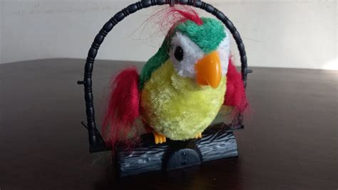 Talk Back Parrot Talk Back Parrot Toy With Nomi Playhouse Youtube