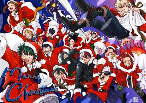 Ideas similar hashtags on picsart. CHRISTMAS | My hero academia tsuyu, Anime christmas, My hero