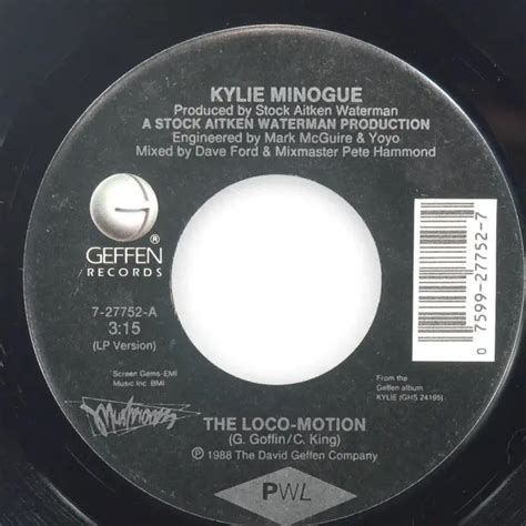 Kylie Minogue The Loco Motion Ill Still Be Loving You Geffen 7 27752