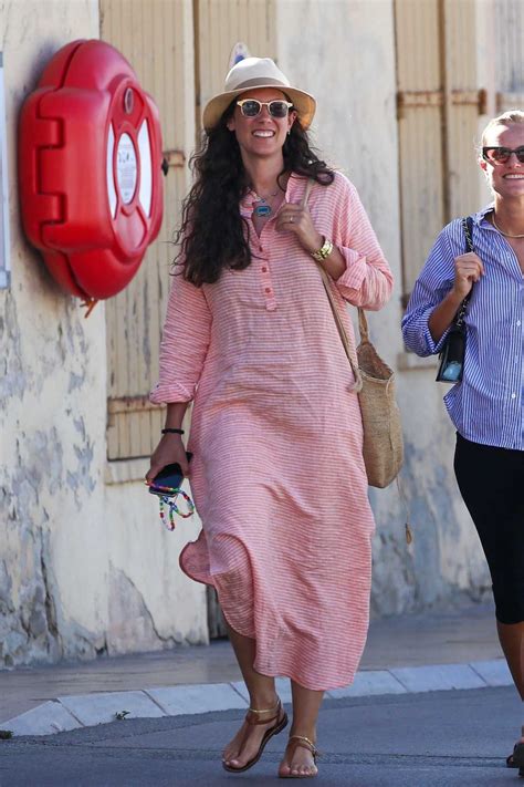 Tatiana Santo Domingo In A Pink Dress Was Seen Out In Saint Tropez 07