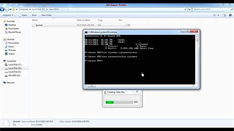 How To Rename A File Through Dos Command Hindi Step By Step Youtube