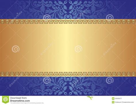44 Wallpaper Blue And Gold Wallpapersafari