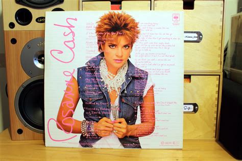 Rosanne Cash Rhythm And Romance 1985 Lp Back Cover Jay Tilston