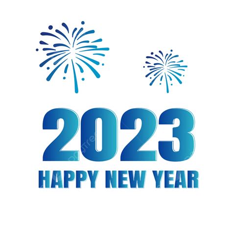Gambar Selamat Tahun Baru 2023 Dengan Warna Gradien Png Gratis Png Efek