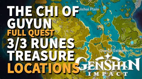 The Chi Of Guyun Genshin Impact Quest Youtube