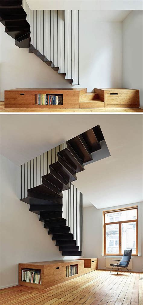 12 Black Stairs That Add A Sophisticated Touch To These ...