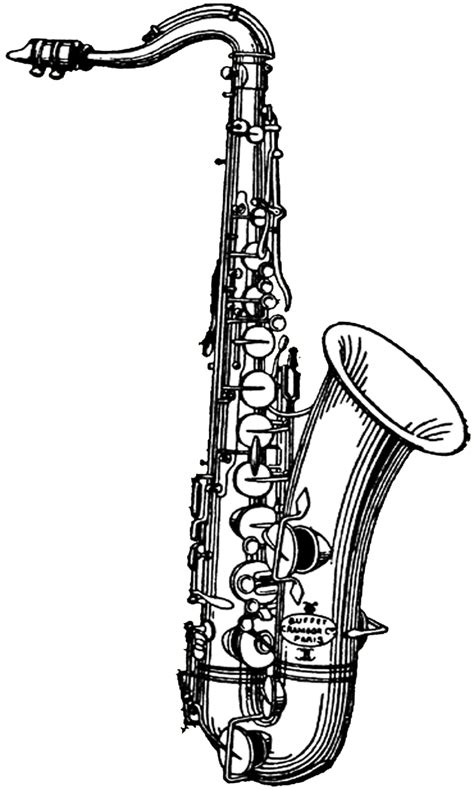 Tenor Saxophone Clip Art Saxophone Png Transparent Images Png