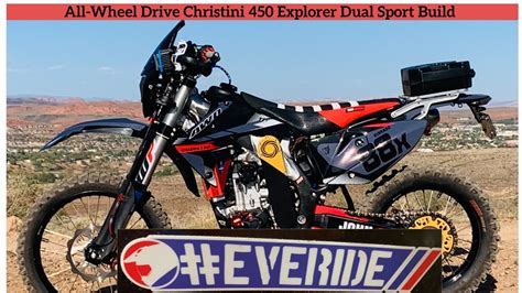 Two Wheel Drive Dirt Bike Christini 450 Dual Sport Build Everide