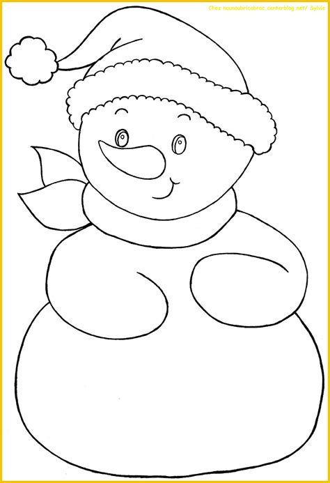 34 dessins de coloriage Bonhomme De Neige à imprimer