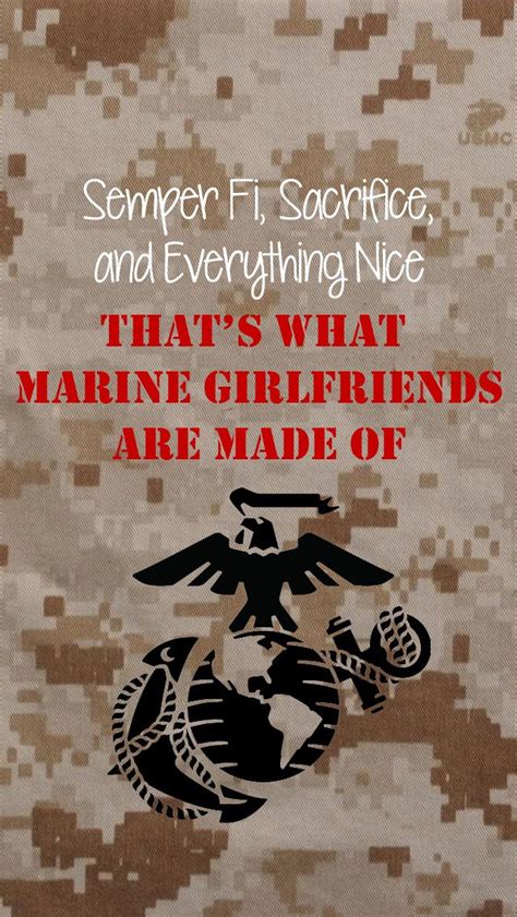 See more ideas about girlfriend quotes, quotes, my girlfriend quotes. That's what marine girlfriends are made of
